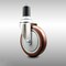 Service Caster 5 Inch 316SS Maroon Polyurethane Wheel Swivel 1-5/8 Inch Expanding Stem Caster SCC-SS316EX20S514-PPUB-MRN-158 - alternate 1